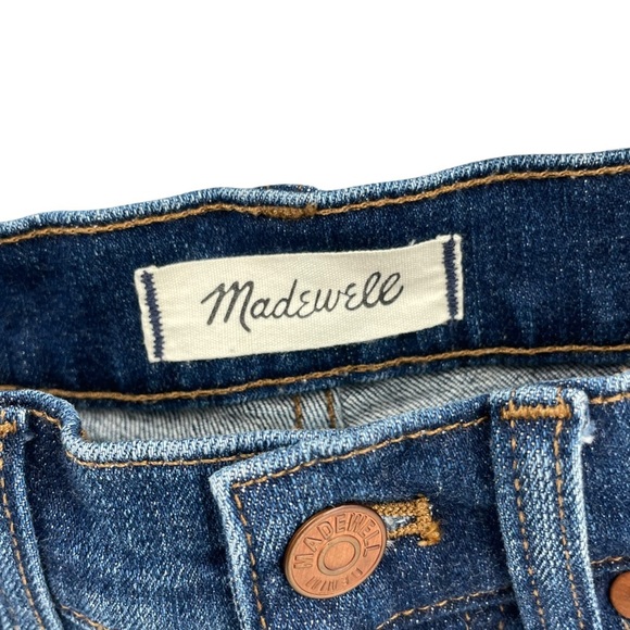 Madewell 10" High Rise Tulip Hem Skinny Jeans‎ Size 24 - Picture 7 of 12
